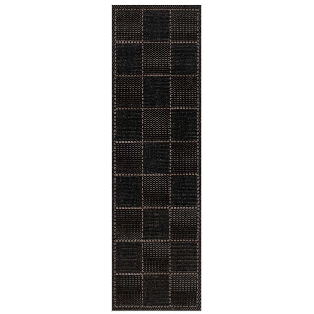 Super Sisalo Anti Slip Kitchen Runners in Black